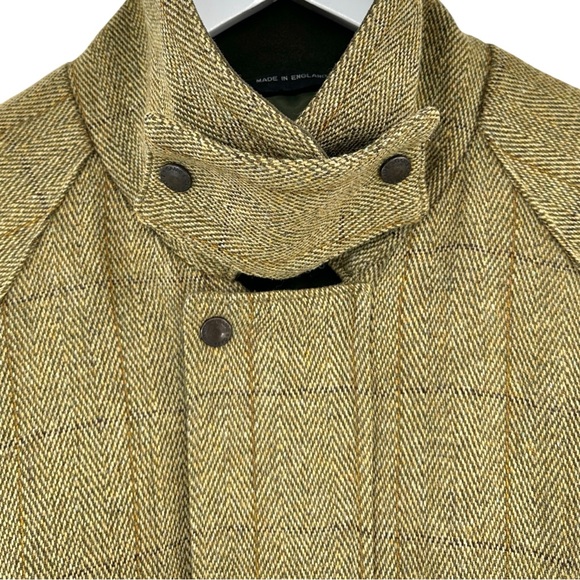 Game Technical Apparel Padded Derby Tweed Green Wool Countrywear Jacket Coat - Picture 7 of 16